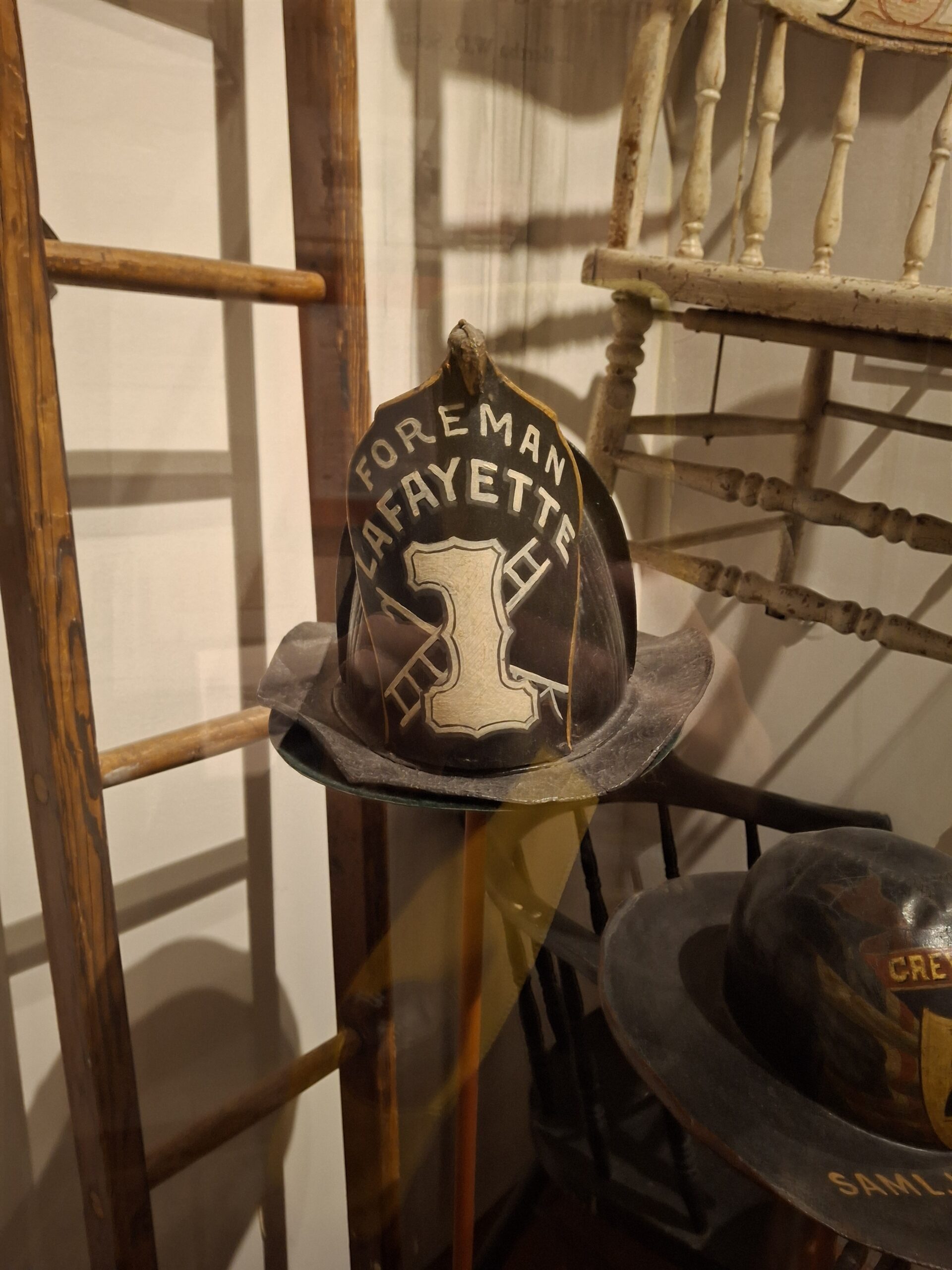 fire hat, Great St. Louis Fire, 1849, Missouri History Museum