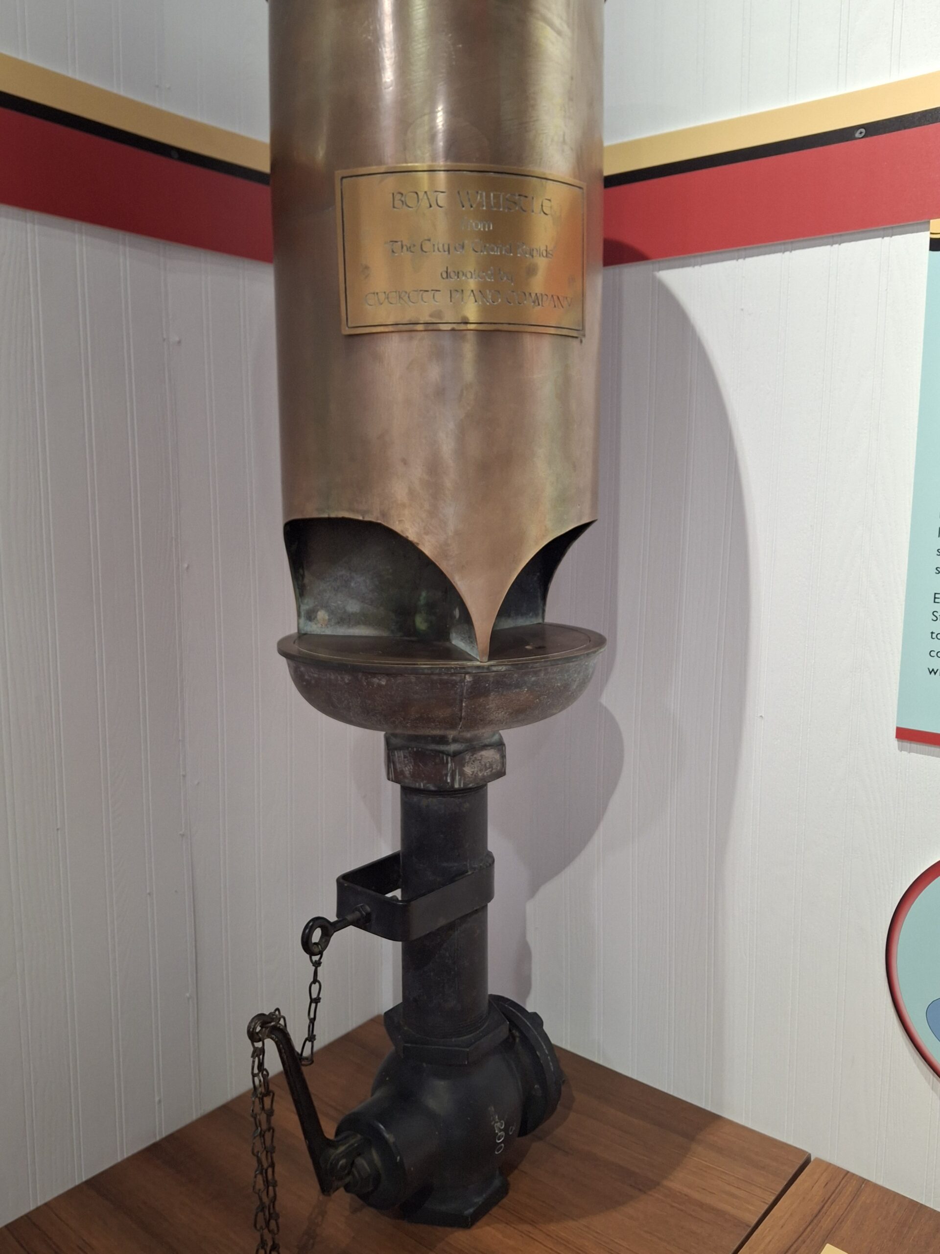 whistle, steamboat, maritime museum